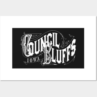 Vintage Council Bluffs, IA Posters and Art